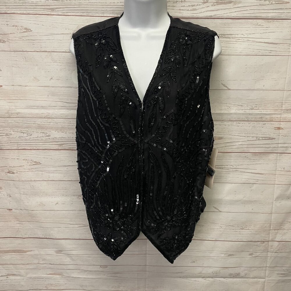 Vintage Mary McFadden Sequin Vest